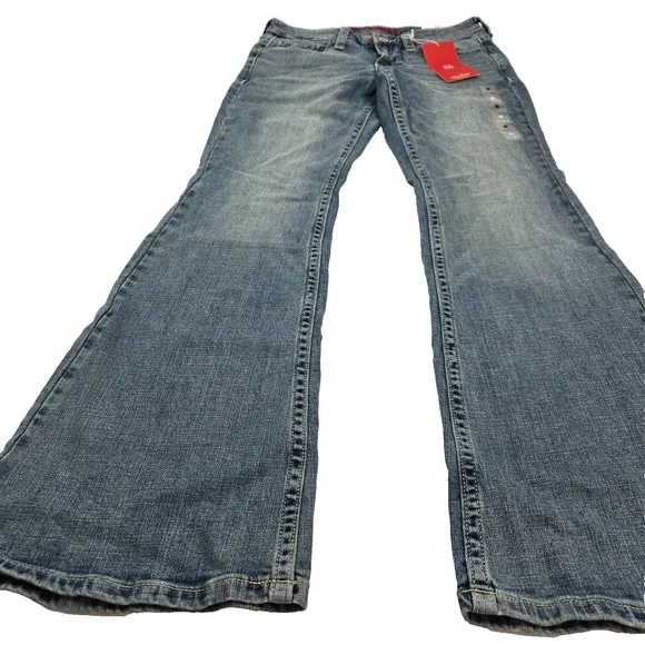 Lucky Brand Low Rise Flare Denim Blue Jeans Womens Size 6/28 R NWT - Picture 2 of 11